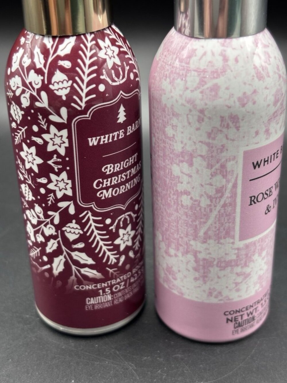Bath Body & Works 2 Pack Concentrated Room Sprays 1.5 oz Christmas Orange Rose - Picture 16 of 16